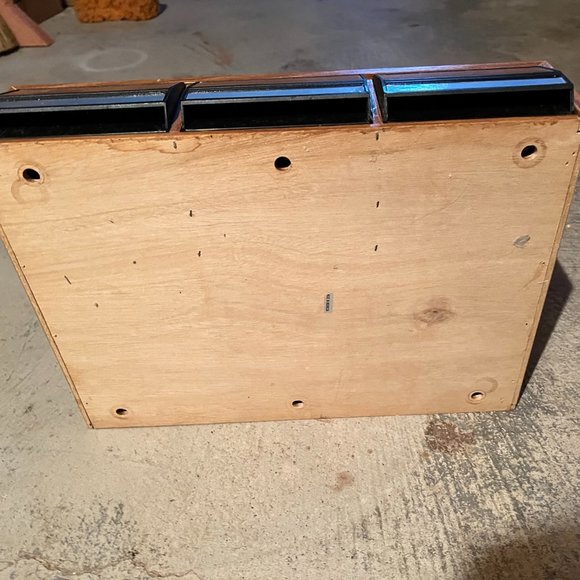 Vintage Cassette Sliding Case - Holds 36 Cassette Tapes - Picture 3 of 3